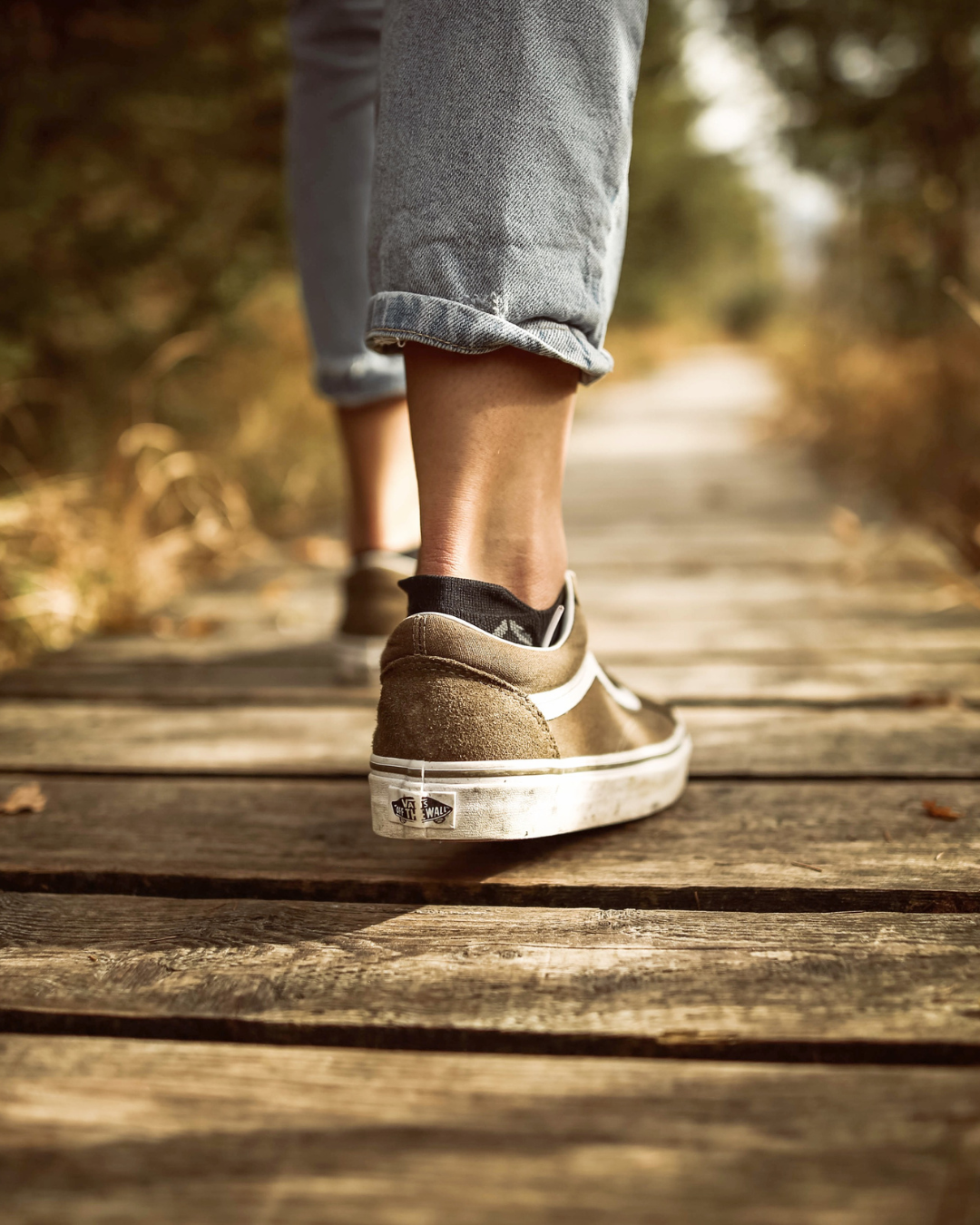 Walking path representing our different approach